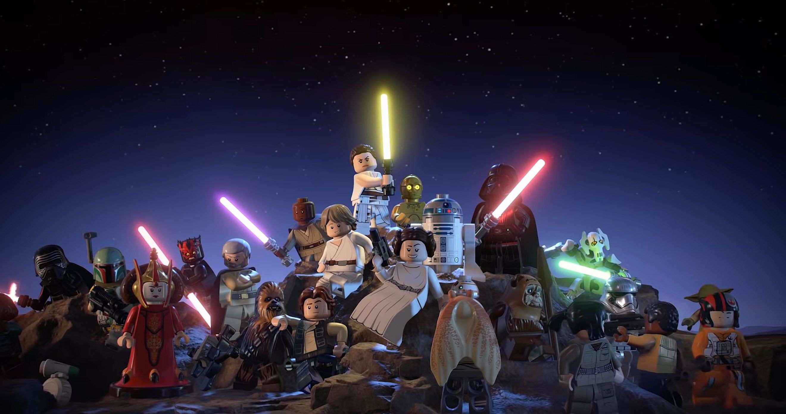 LEGO Star Wars: The Skywalker Saga's Character Collection will feature some familiar faces